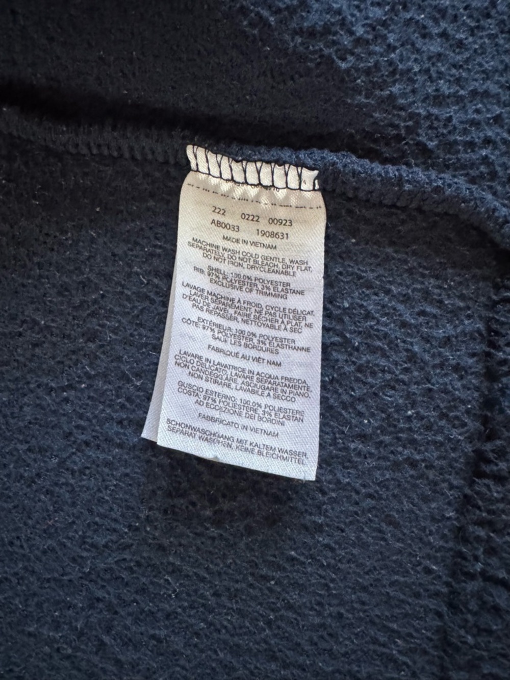 Columbia Sherpa Fleece Jacket Full Zip Navy Cozy Kids Size XS 6/7 - Picture 9 of 12